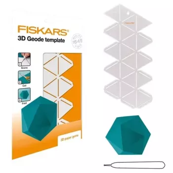 Stencil sagoma Fiskars 1059566 bianco plastica per adulti e bambini