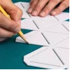 Stencil sagoma Fiskars 1059566 bianco plastica per adulti e bambini
