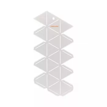 Stencil sagoma Fiskars 1059566 bianco plastica per adulti e bambini