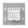 Interruttore smart touch da parete Sonoff WiFi TX T5 2C, 2 canali, pannelli touch per due circuiti