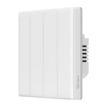 Interruttore smart touch Wi-Fi da parete Sonoff T5 4C 4 canali (T5-4C-86)
