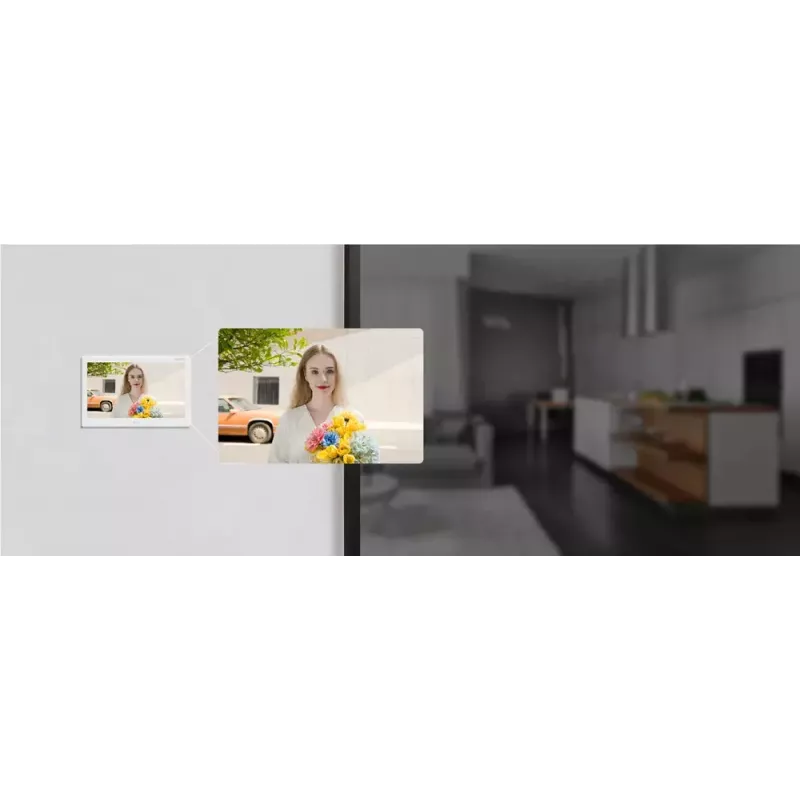 Videocitofono Hikvision DS-KD8003-IME1(B)/NS 2 MP nero acciaio inox
