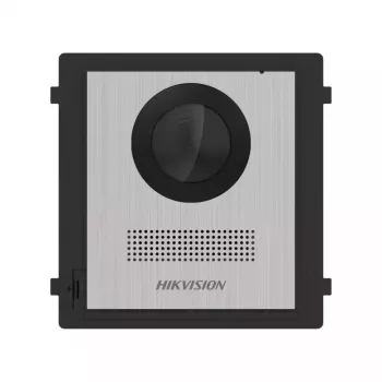 Videocitofono Hikvision DS-KD8003-IME1(B)/NS 2 MP nero acciaio inox