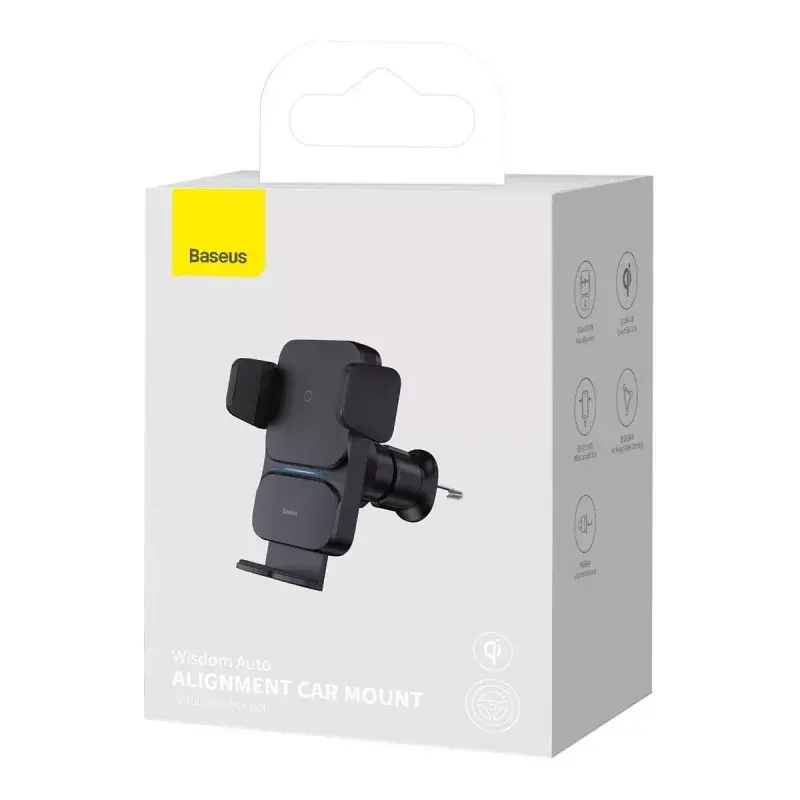 Supporto attivo Baseus Wisdom supporto auto caricatore wireless