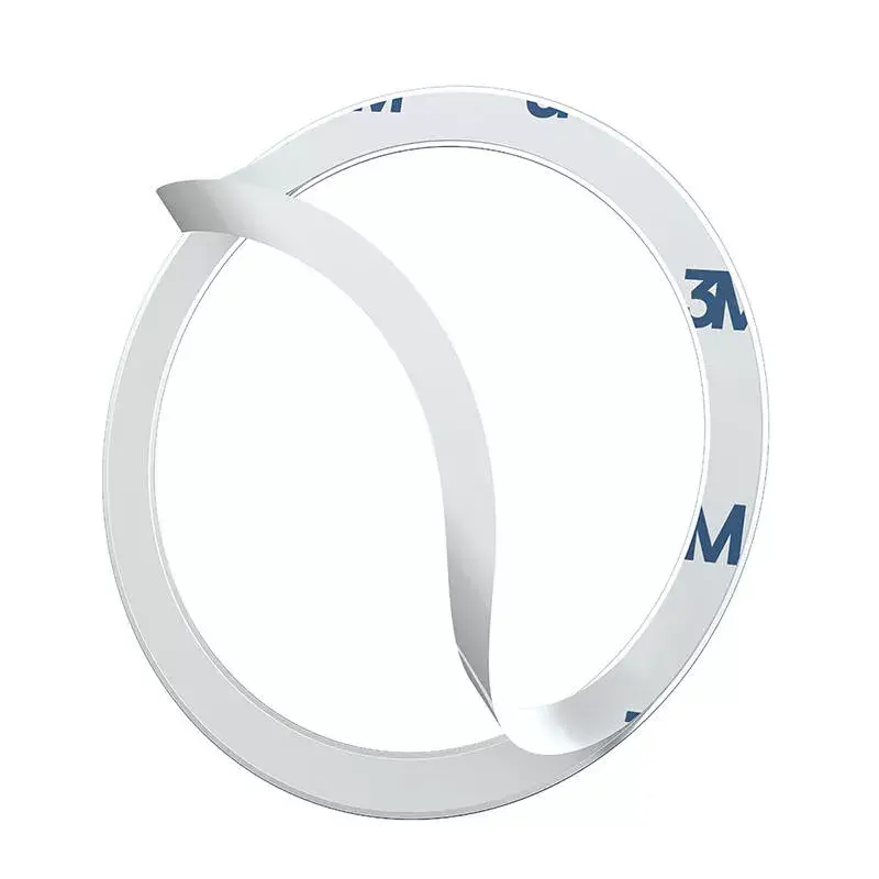 Anello magnetico Baseus serie Halo argento — 2 pz. anelli per telefono