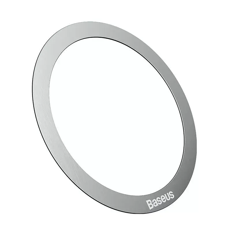 Anello magnetico Baseus serie Halo argento — 2 pz. anelli per telefono