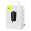 Caricatore da parete Baseus GaN5 40 W, 2x USB-C (nero)