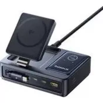 Caricatore wireless Baseus NOMOS 5-in-1 140W – stazione di ricarica multi-dispositivo