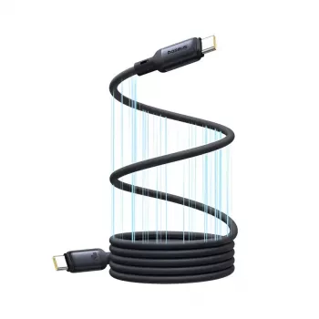 Cavo USB-C a USB-C Baseus PicoGo 1 m, nero, trasferimento dati fino a 0,48 Gbit/s