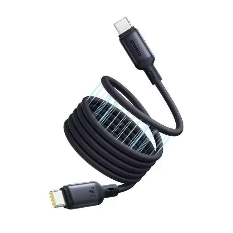 Cavo USB-C a USB-C Baseus PicoGo 1 m, nero, trasferimento dati fino a 0,48 Gbit/s