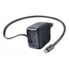 Caricatore Baseus EnerCore CJ11 caricatore rapido 3C 67W — 3× USB-C, ingresso AC, nero