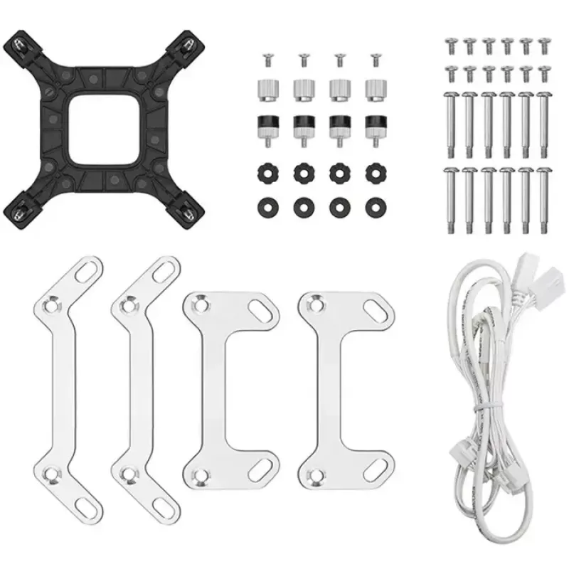 Dissipatore a liquido per CPU DeepCool LD360 bianco con radiatore da 360 mm