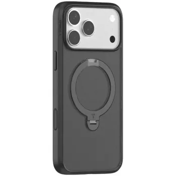 Custodia per cellulare Torras per iPhone 17 Pro — SPIN SERIES, nero, modello X00FX2391