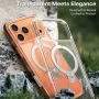 Custodia per cellulare Torras Ostand Spin Series per iPhone 17 Pro Max trasparente – custodia protettiva trasparente