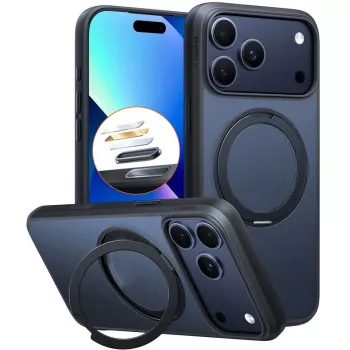 Custodia protettiva Torras per iPhone 17 Pro Max — PRO SERIES, nero