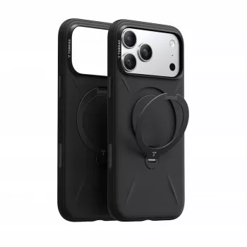 Custodia per cellulare Torras Spin Softune Series per iPhone 17 Pro — nero, custodia protettiva sottile