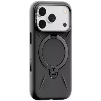 Custodia protettiva Torras Spin Softune per iPhone 17 Pro Max – nero