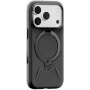 Custodia protettiva Torras per iPhone 17 Pro — Fitness Series Ostand, nero, sottile leggera