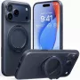 Custodia per cellulare Torras Ostand R Fitness Series per iPhone 17 Pro Max, blu navy