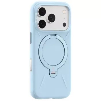 Custodia per cellulare Torras Ostand Spin Softune Series per iPhone 17 Pro Max — azzurro