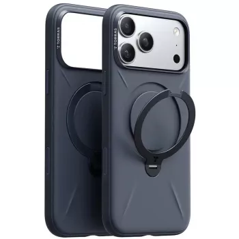 Custodia per cellulare Torras Spin Softune Series per iPhone 17 Pro, blu navy, custodia protettiva morbida