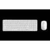 Set tastiera e mouse RAPOO 9310M — tastiera full-size wireless (RF + Bluetooth), bianco, mouse incluso