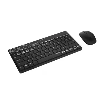 Set tastiera e mouse Rapoo 8000M Universal Bluetooth QWERTZ tedesco nero