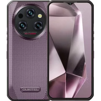 Smartphone OukiTel WP35 — 8 GB RAM, 256 GB di memoria, batteria 11000 mAh, viola