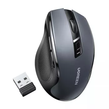 Mouse Ugreen MU006 Wireless USB 2,4 GHz 4000 DPI nero
