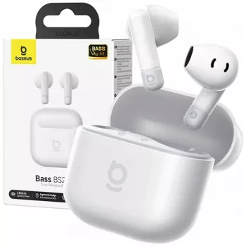 Cuffie in-ear wireless Baseus Bass BS2 Lite TWS — bianco