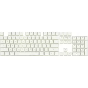 Set di tasti REDRAGON A130 PBT Doubleshot White — tasti di ricambio, materiale PBT, serigrafia Doubleshot