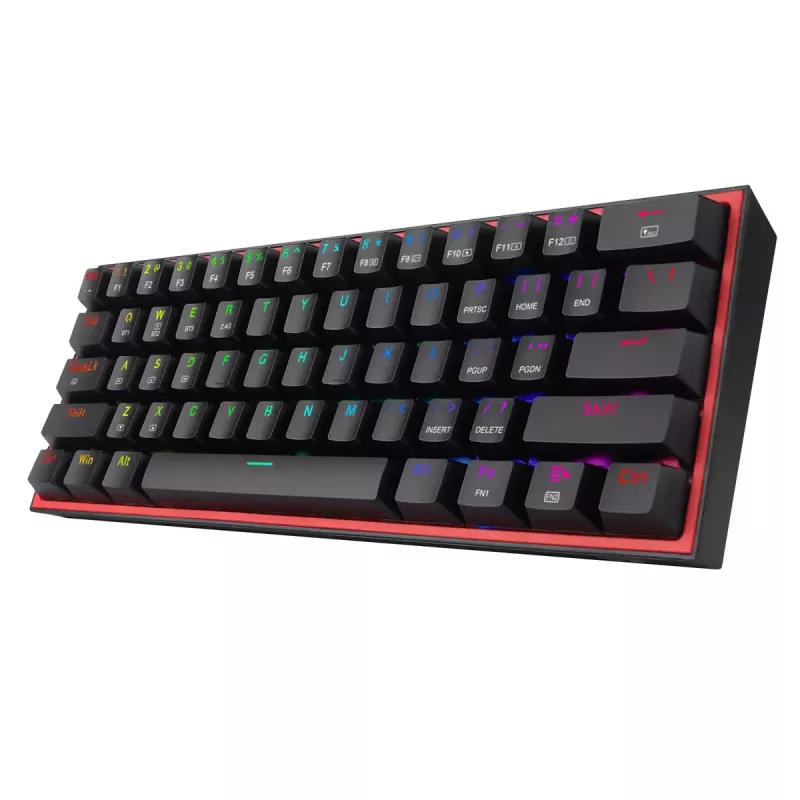 Tastiera REDRAGON FIZZ PRO K616-RGB B Gaming USB RF Wireless Bluetooth QWERTY nero rosso