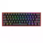 Tastiera REDRAGON FIZZ PRO K616-RGB B Gaming USB RF Wireless Bluetooth QWERTY nero rosso