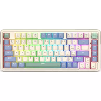 Tastiera meccanica REDRAGON K673CPG-RGB-PRO — design compatto con retroilluminazione RGB, con filo, switch meccanici