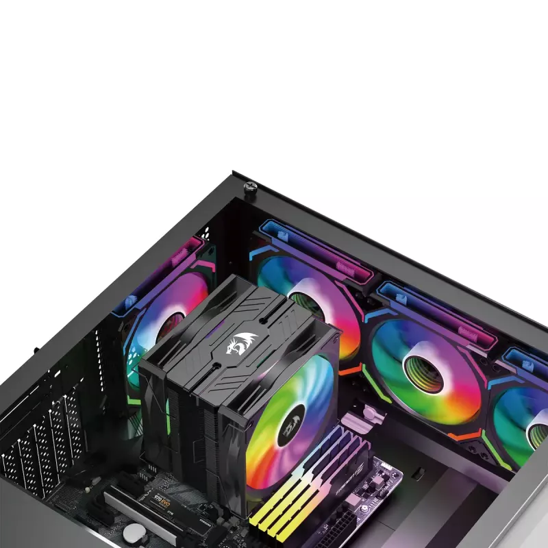 Redragon GC-F012 set di ventole per case da 120 mm, confezione da 3