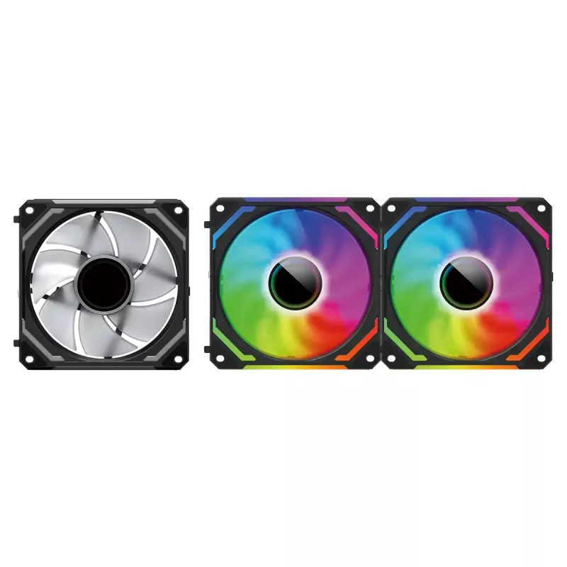 Redragon GC-F012 set di ventole per case da 120 mm, confezione da 3