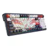 Tastiera meccanica REDRAGON K686AK-RGB-PRO — RF Wireless + USB, Navy White, cavo da 1,5 m