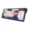 Tastiera meccanica REDRAGON K686AK-RGB-PRO — RF Wireless + USB, Navy White, cavo da 1,5 m