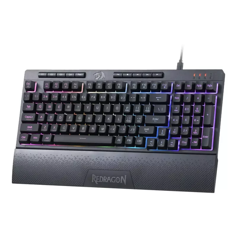 Tastiera REDRAGON K515-RGB SHIVA 98 USB nero membrana con filo