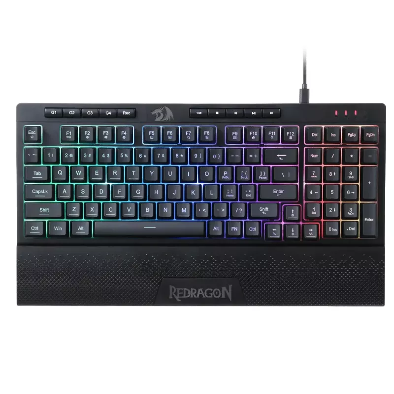 Tastiera REDRAGON K515-RGB SHIVA 98 USB nero membrana con filo
