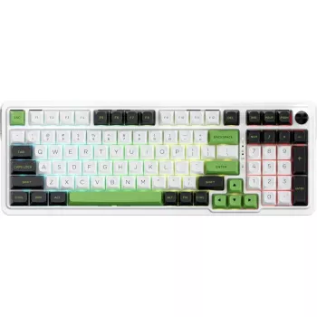 Tastiera wireless REDRAGON K686WBG-RGB-MAX con retroilluminazione RGB, layout compatto, connettività wireless