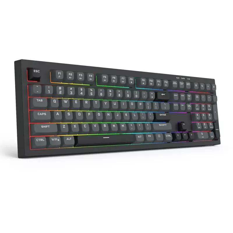 Tastiera REDRAGON K518-RGB-GB Crux USB con filo nero membrana