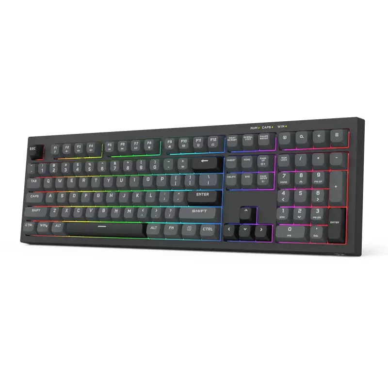 Tastiera REDRAGON K518-RGB-GB Crux USB con filo nero membrana