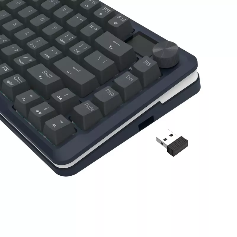 Tastiera meccanica REDRAGON K708-RGB-PRO con USB, RF Wireless e Bluetooth, cavo 1,5 m, nero, 0,76 kg