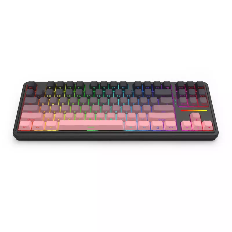 Tastiera meccanica REDRAGON Antonium Pro K728SP-RGB-PRO — USB, RF Wireless, Bluetooth, nero/rosa