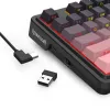 Tastiera meccanica REDRAGON Antonium Pro K728SP-RGB-PRO — USB, RF Wireless, Bluetooth, nero/rosa