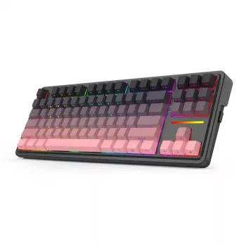 Tastiera meccanica REDRAGON Antonium Pro K728SP-RGB-PRO — USB, RF Wireless, Bluetooth, nero/rosa