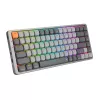 Tastiera meccanica REDRAGON K652GG-RGB-PRO con filo wireless Bluetooth grigio