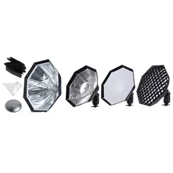 Kit Godox AD-S7 accessorio flash per studio fotografico 48 cm nero argento bianco