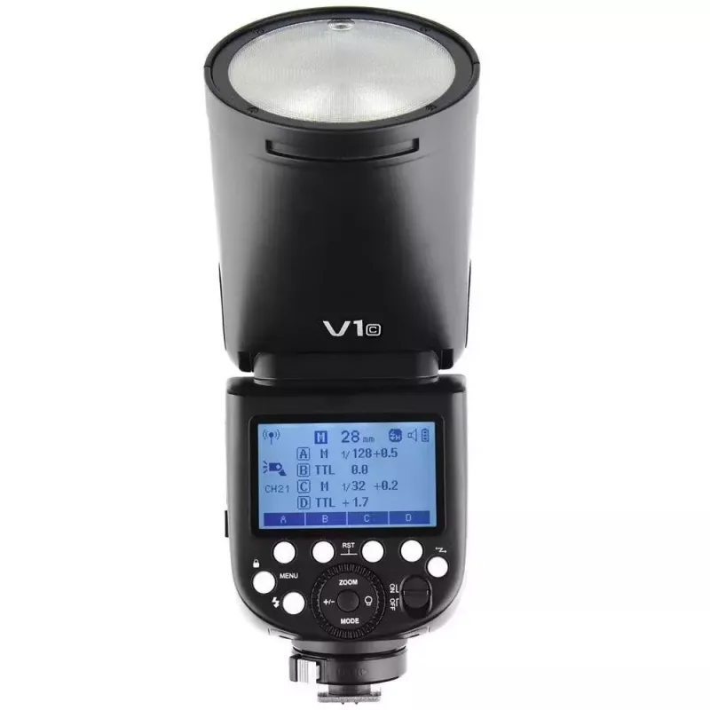 Flash compatto Godox V1-C nero tempo di ricarica 1,5 s 420 g
